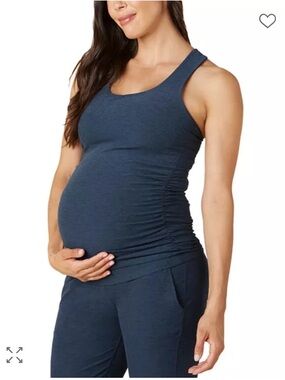 Beyond yoga NEW Size Large Maternity Racerback Maternity Tank Top $88 MSRP 🔥🔥
